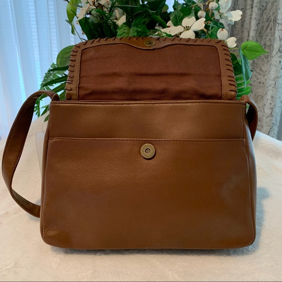Coletta brown leather shoulder bag.  New without price tag. - Picture 3 of 3